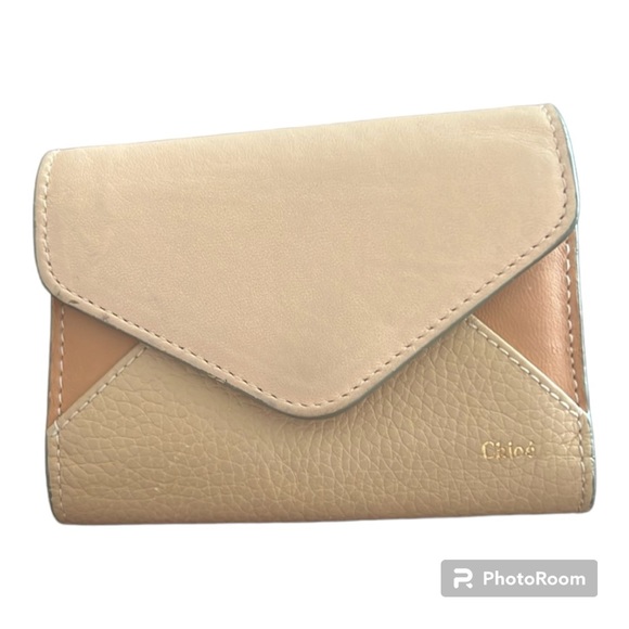 Chloe Handbags - Chloe patchwork leather trifold wallet